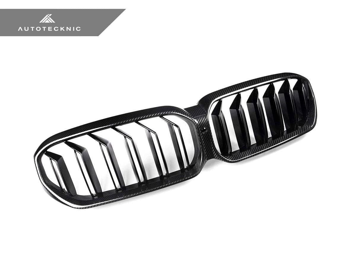 AutoTecknic Dry Carbon Fiber Dual-Slats Front Grilles - BMW G30 5-Series LCI