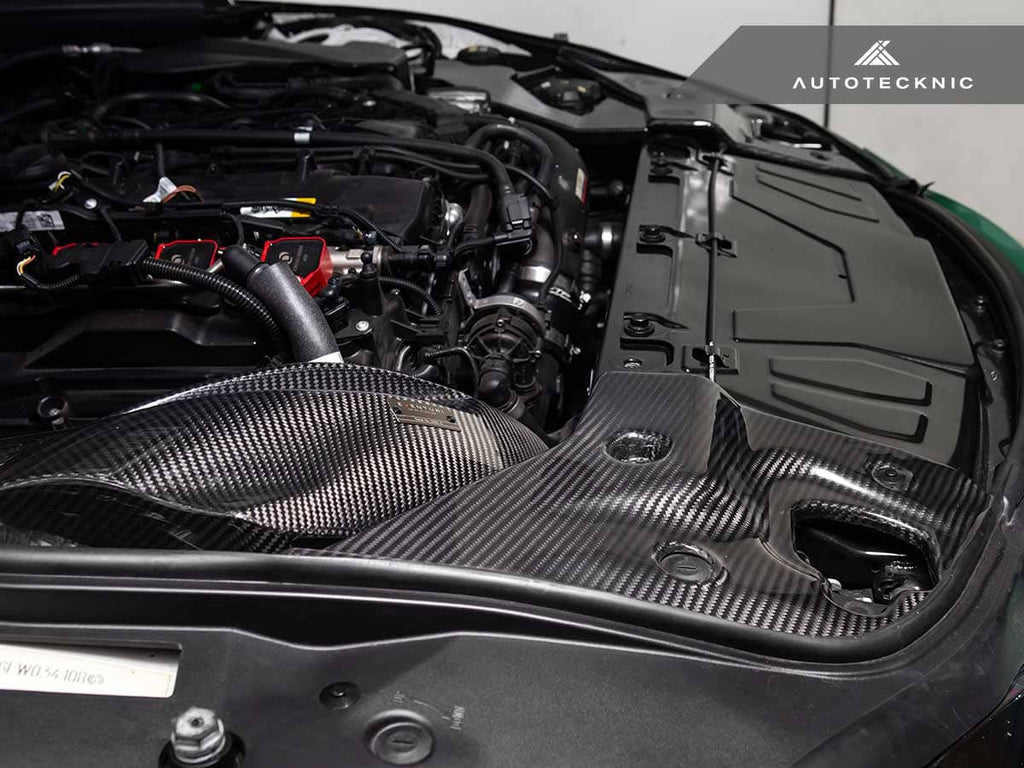 AutoTecknic Dry Carbon Fiber Engine Bay Trim - Toyota A90 Supra