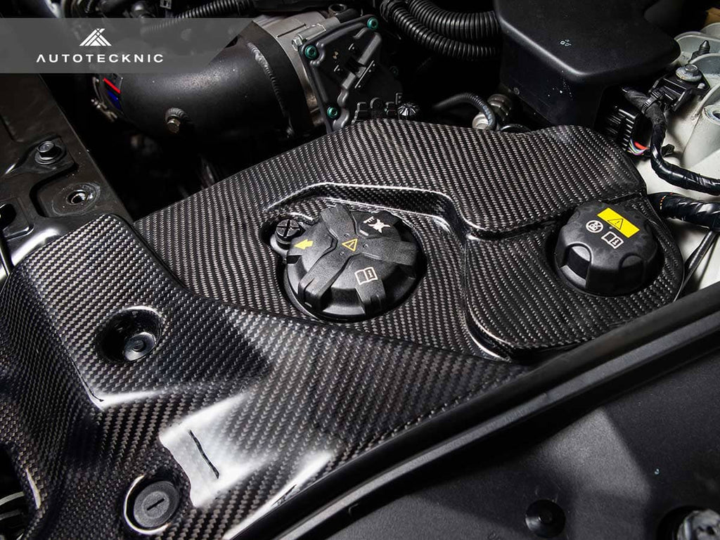 AutoTecknic Dry Carbon Fiber Engine Bay Trim - Toyota A90 Supra