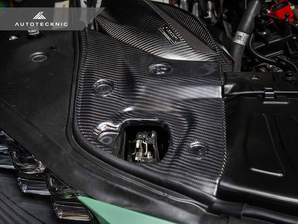 AutoTecknic Dry Carbon Fiber Engine Bay Trim - Toyota A90 Supra
