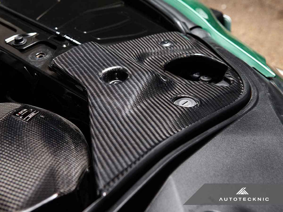 AutoTecknic Dry Carbon Fiber Engine Bay Trim - Toyota A90 Supra