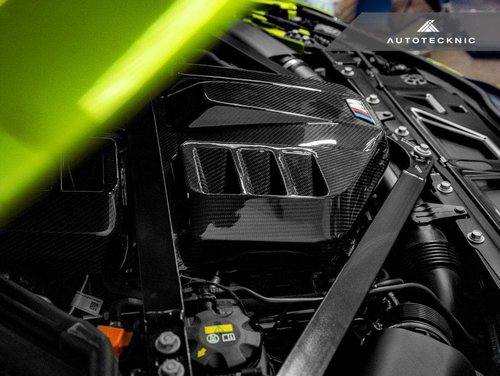 AutoTecknic Dry Carbon Fiber Engine Cover - BMW G80 M3 | G82/ G83 M4