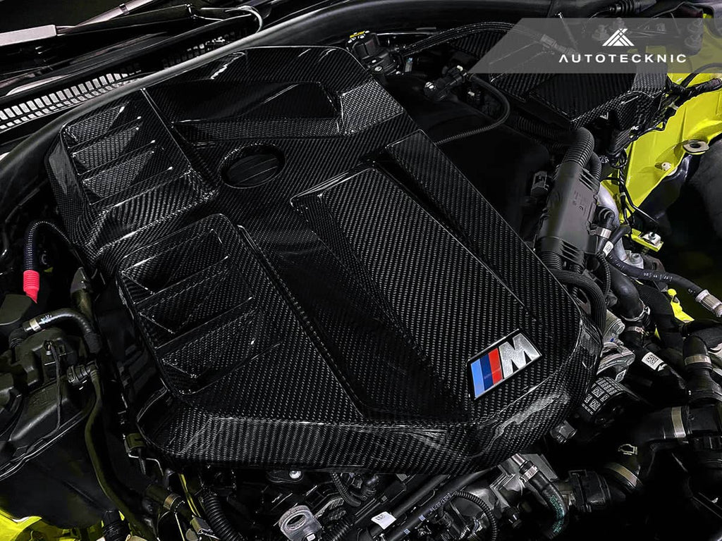 AutoTecknic Dry Carbon Fiber Engine Cover - BMW G80 M3 | G82/ G83 M4