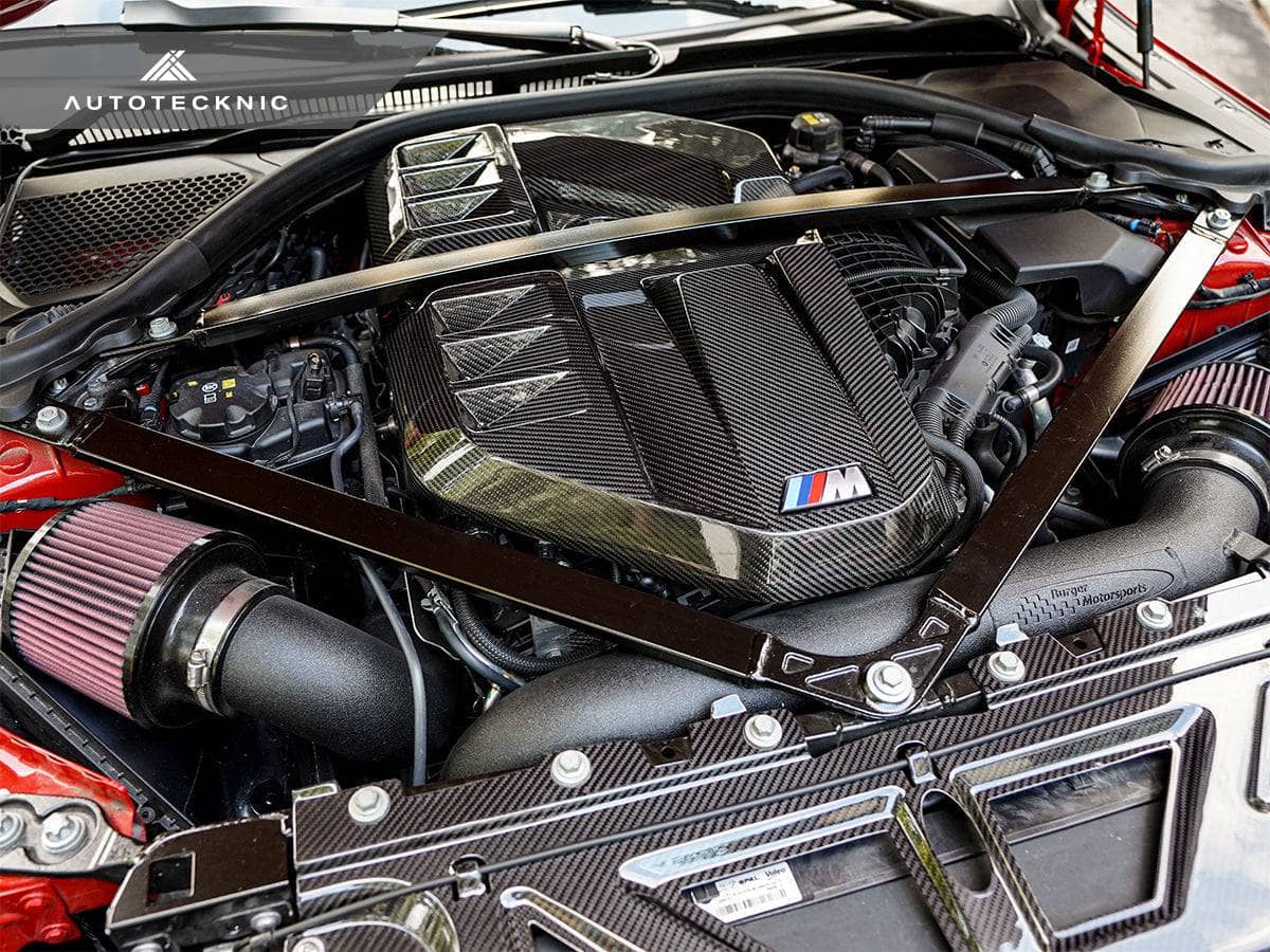 AutoTecknic Dry Carbon Fiber Engine Cover - BMW G87 M2