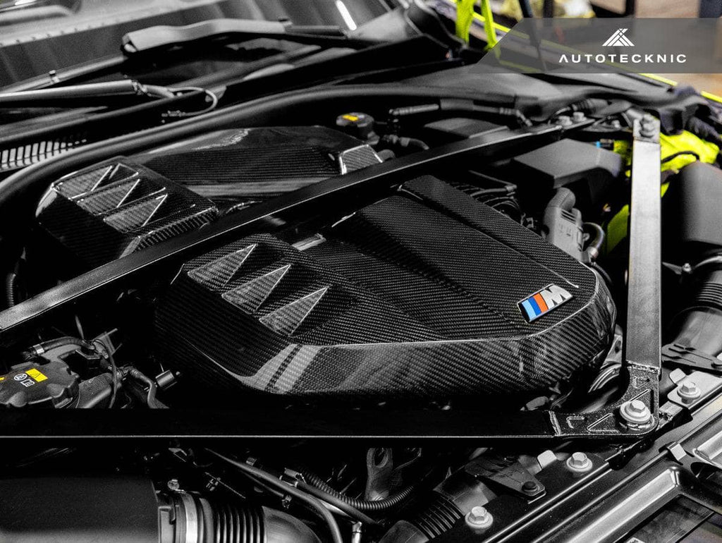 AutoTecknic Dry Carbon Fiber Engine Cover - BMW G87 M2