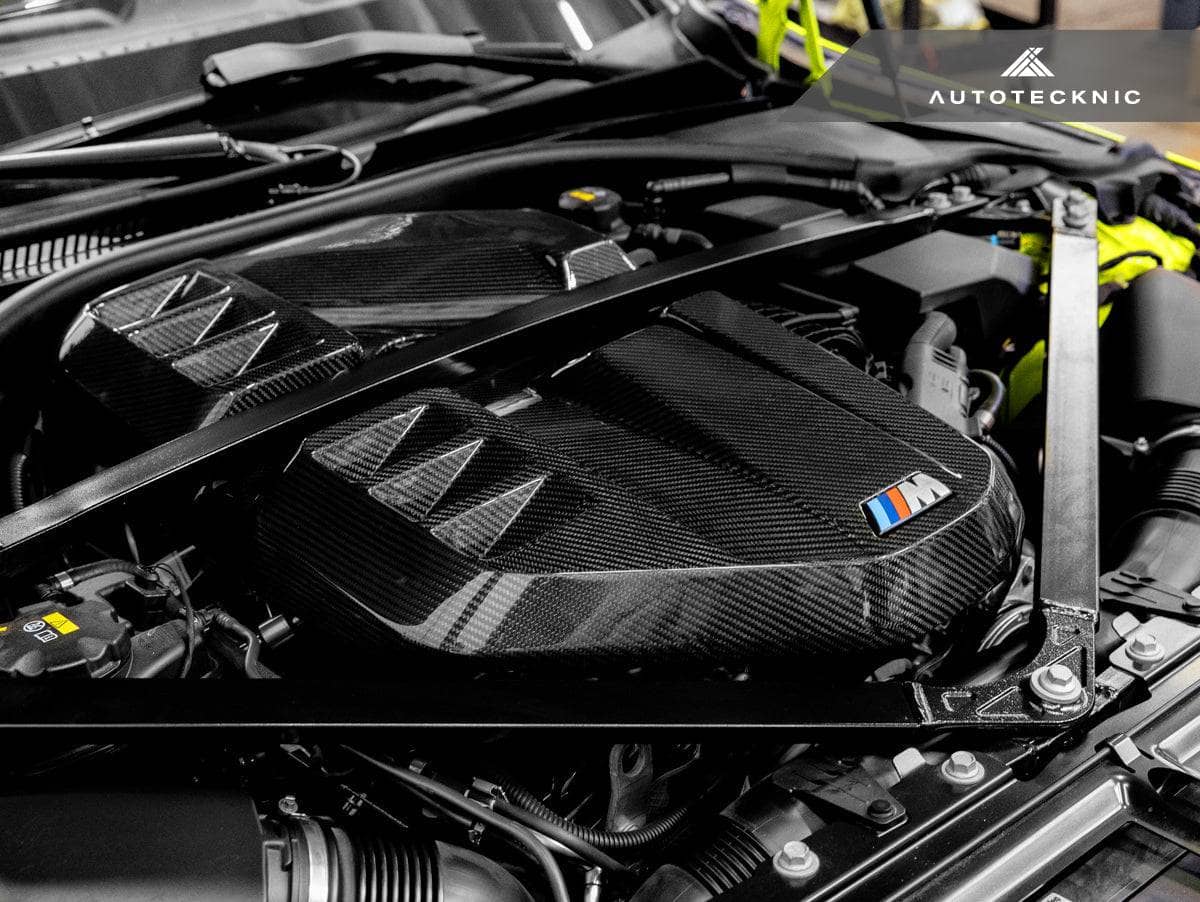 AutoTecknic Dry Carbon Fiber Engine Cover - BMW G87 M2