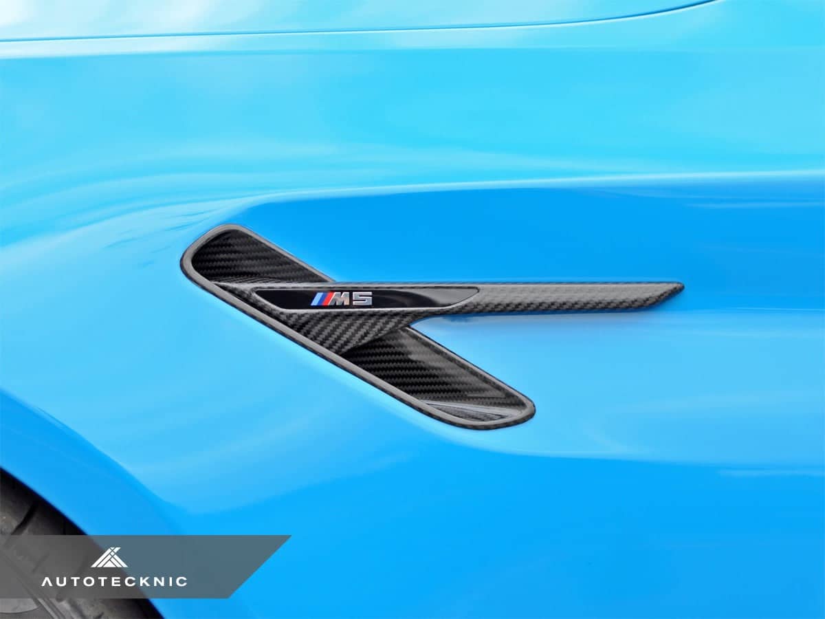 AutoTecknic Dry Carbon Fiber Fender Pocket Set - BMW F90 M5 | M5 Competition