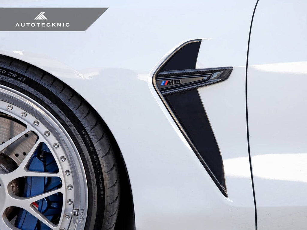 AutoTecknic Dry Carbon Fiber Fender Trim - BMW F9X M8