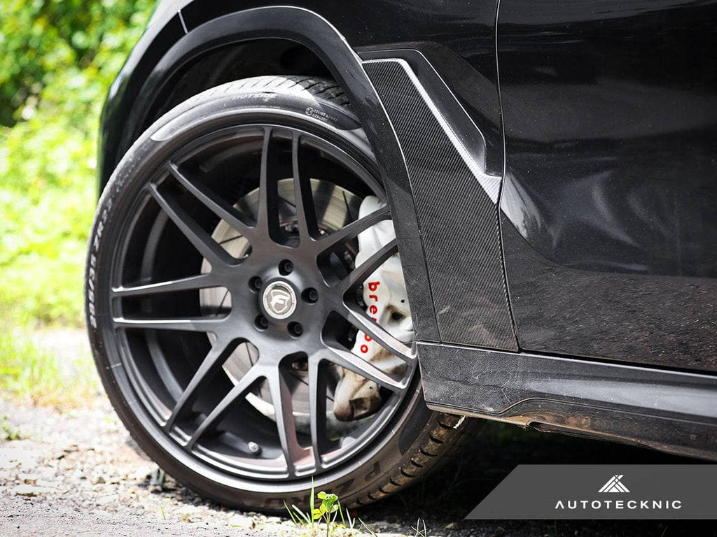 AutoTecknic Dry Carbon Fiber Fender Trim Set - BMW G06 X6