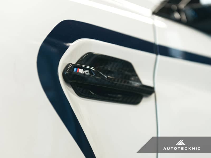 AutoTecknic Dry Carbon Fiber Fender Trims - BMW F87 M2