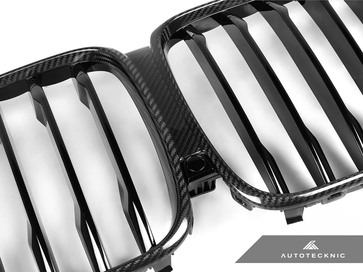 AutoTecknic Dry Carbon Fiber Front Grille - BMW G05 X5 Pre-LCI