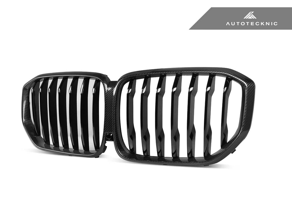 AutoTecknic Dry Carbon Fiber Front Grille - BMW G05 X5 Pre-LCI