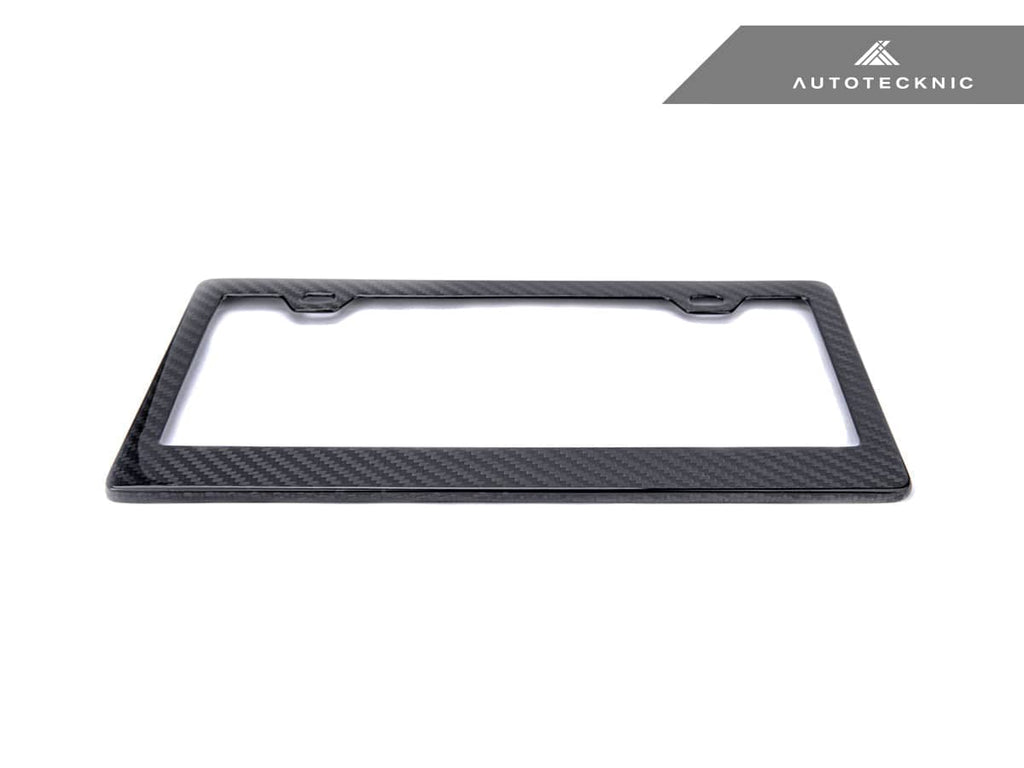AutoTecknic Dry Carbon Fiber License Plate Frame