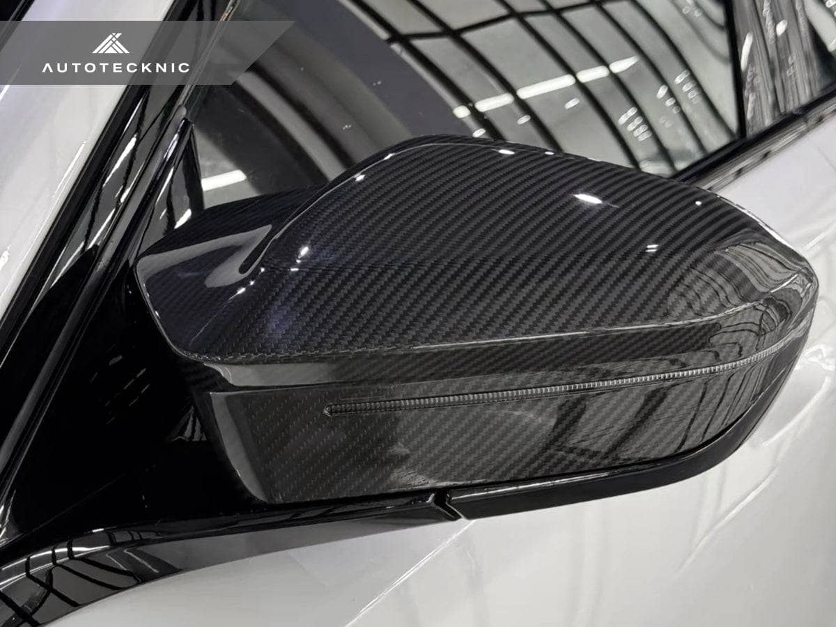AutoTecknic Dry Carbon Fiber Mirror Cap Set - BMW G90/ G99 M5