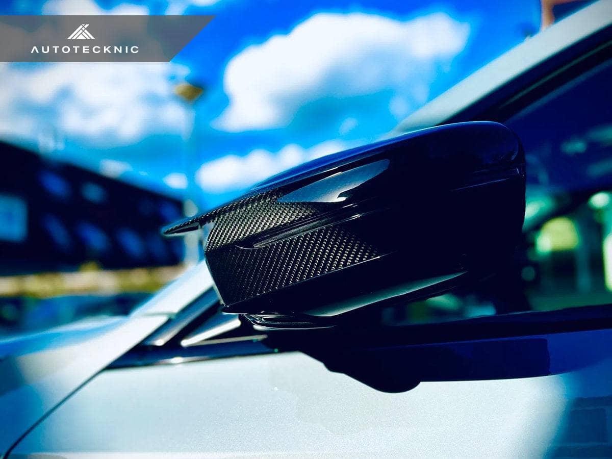 AutoTecknic Dry Carbon Fiber Mirror Covers - BMW G80 M3 | G82/ G83 M4