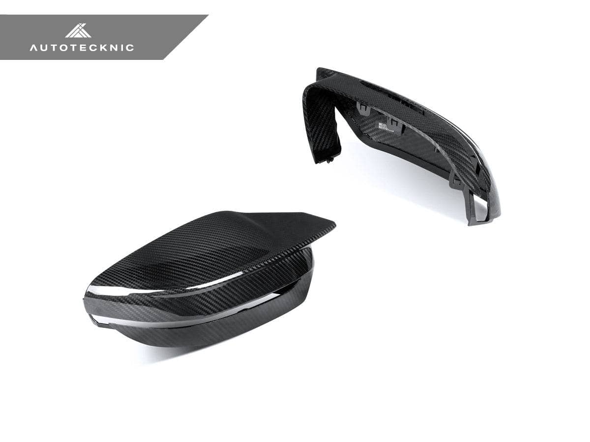 AutoTecknic Dry Carbon Fiber Mirror Covers - BMW G87 M2
