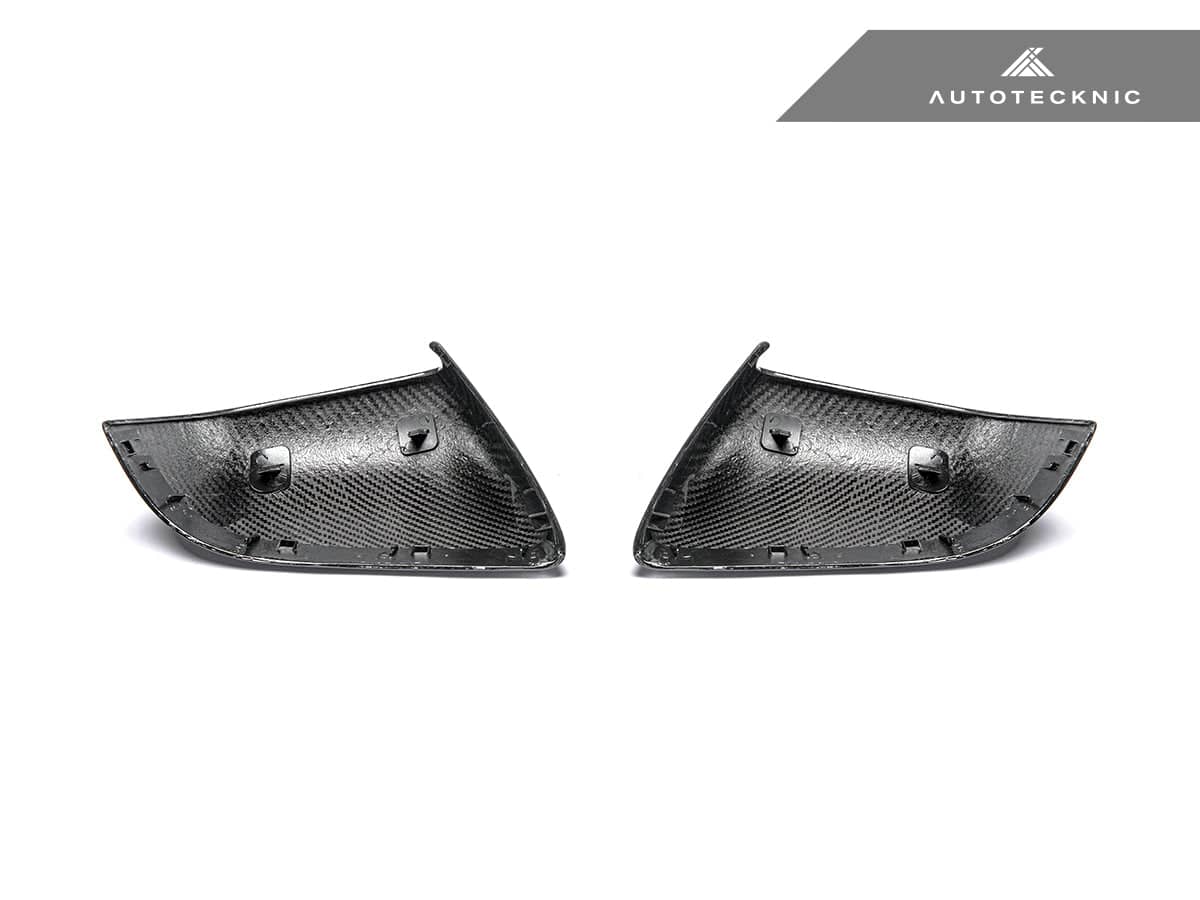 AutoTecknic Dry Carbon Fiber Mirror Covers - Tesla Model Y