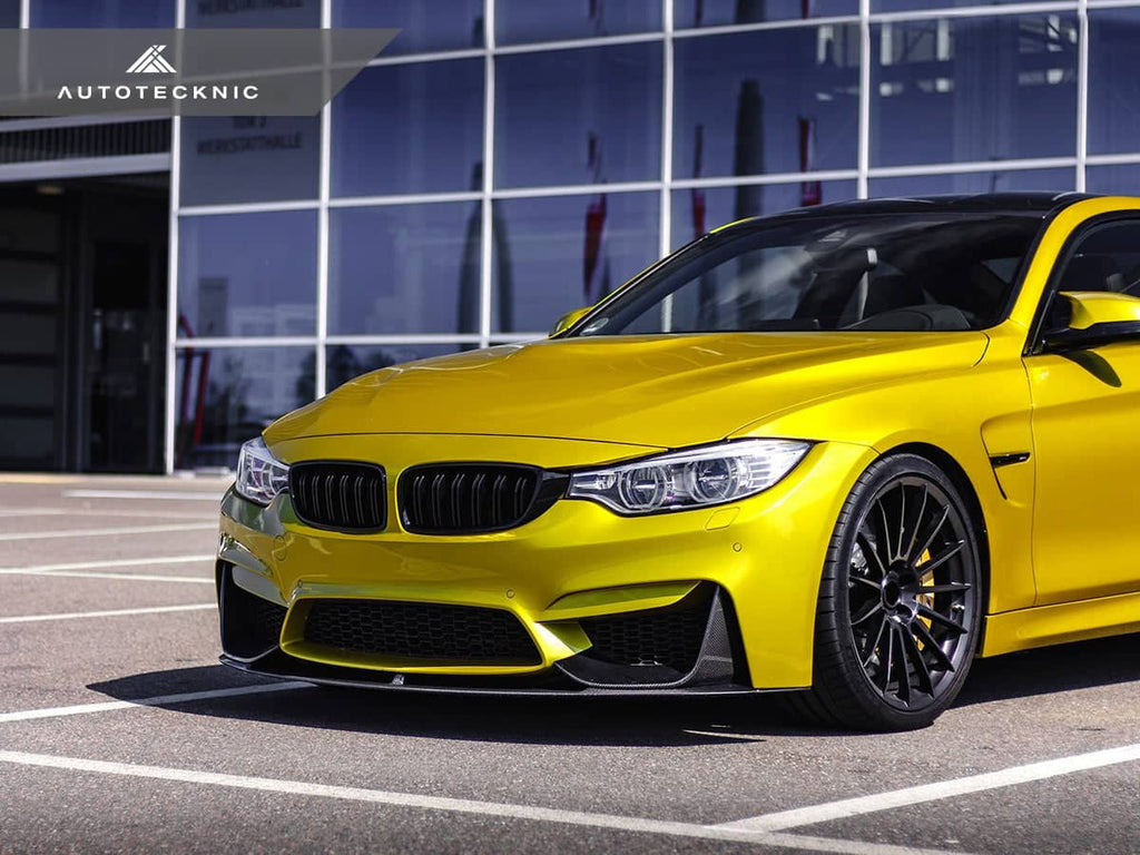 AutoTecknic Dry Carbon Fiber Performante Aero Splitters - BMW F80 M3 | F82 M4