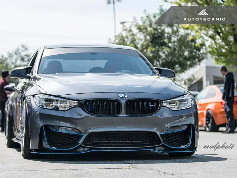 AutoTecknic Dry Carbon Fiber Performante Aero Splitters - BMW F80 M3 | F82 M4