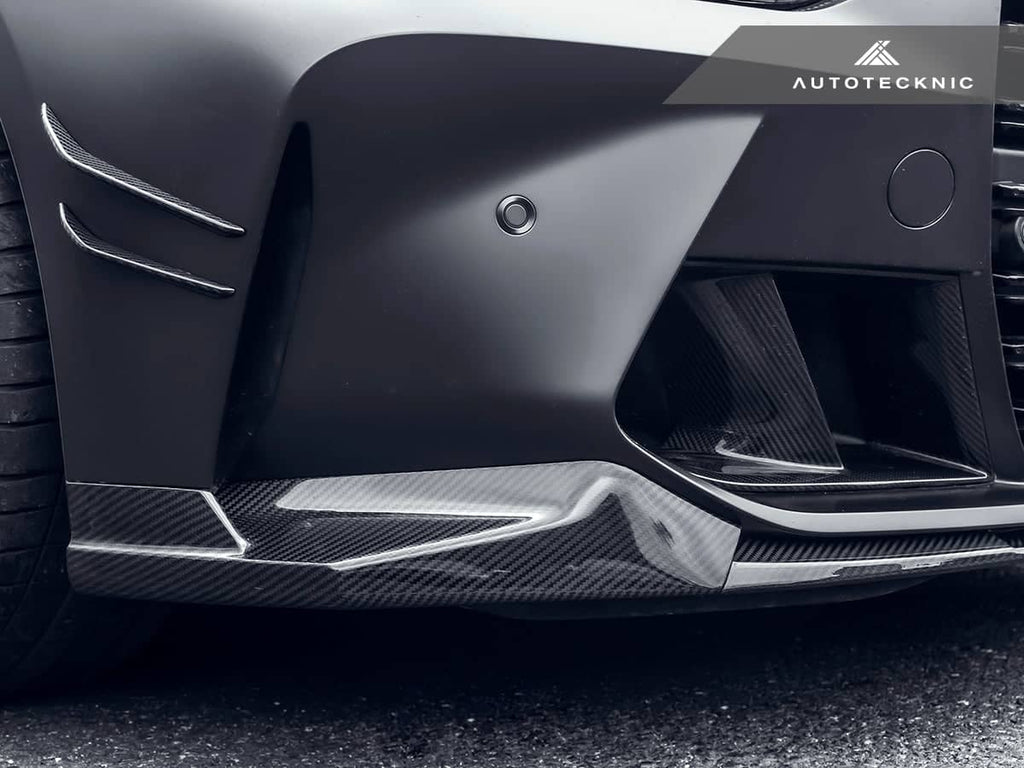 AutoTecknic Dry Carbon Fiber Performante Front Aero Lip - BMW G80 M3 | G82/ G83 M4
