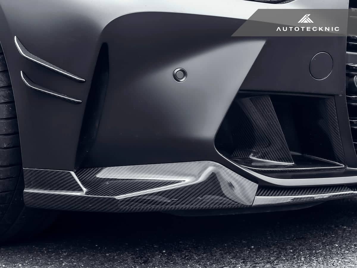 AutoTecknic Dry Carbon Fiber Performante Front Aero Lip - BMW G80 M3 | G82/ G83 M4