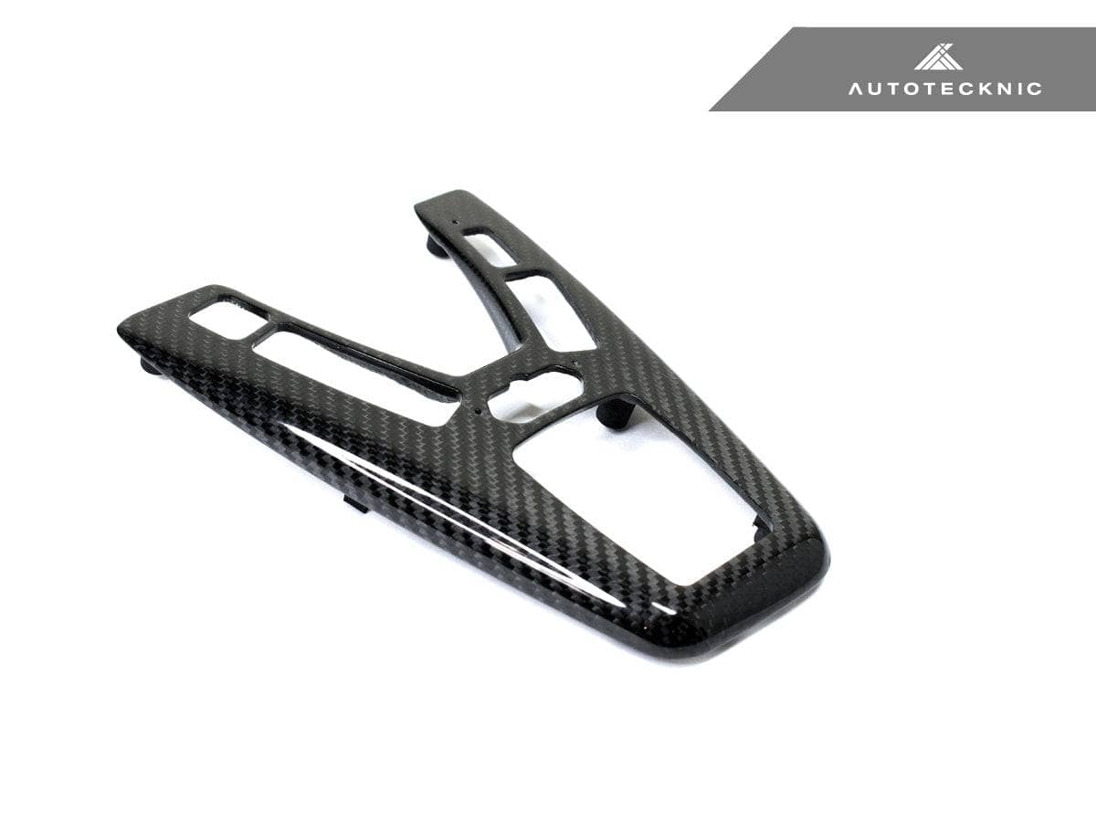 AutoTecknic Dry Carbon Fiber Shift Console Trim - BMW F10 M5 M-DCT