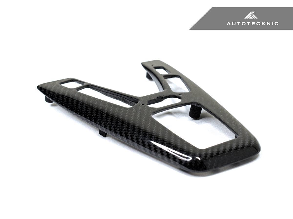 AutoTecknic Dry Carbon Fiber Shift Console Trim - BMW F10 M5 M-DCT