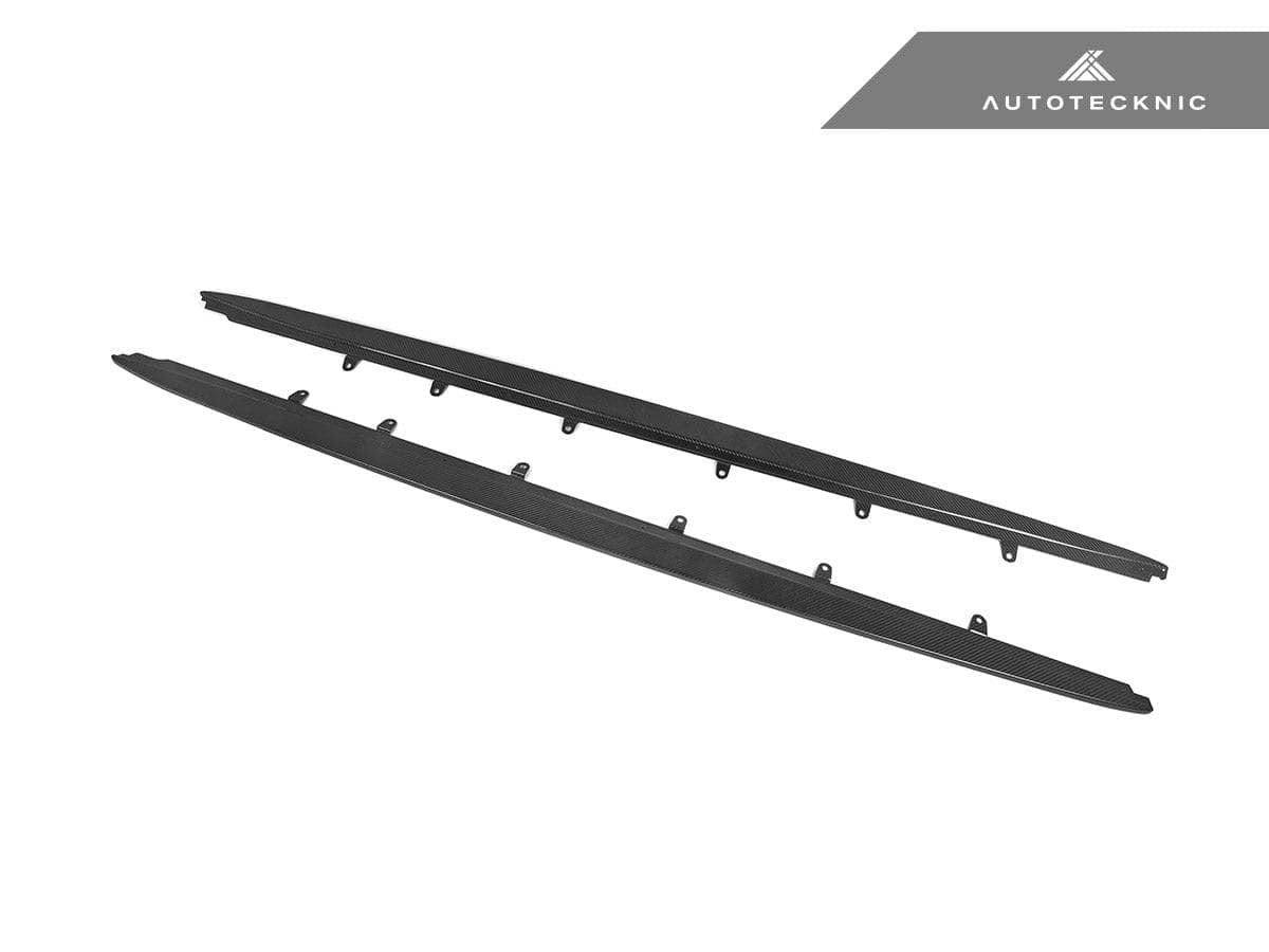 AutoTecknic Dry Carbon Fiber Side Skirt Extension Set - BMW F90 M5 | G30 5-Series