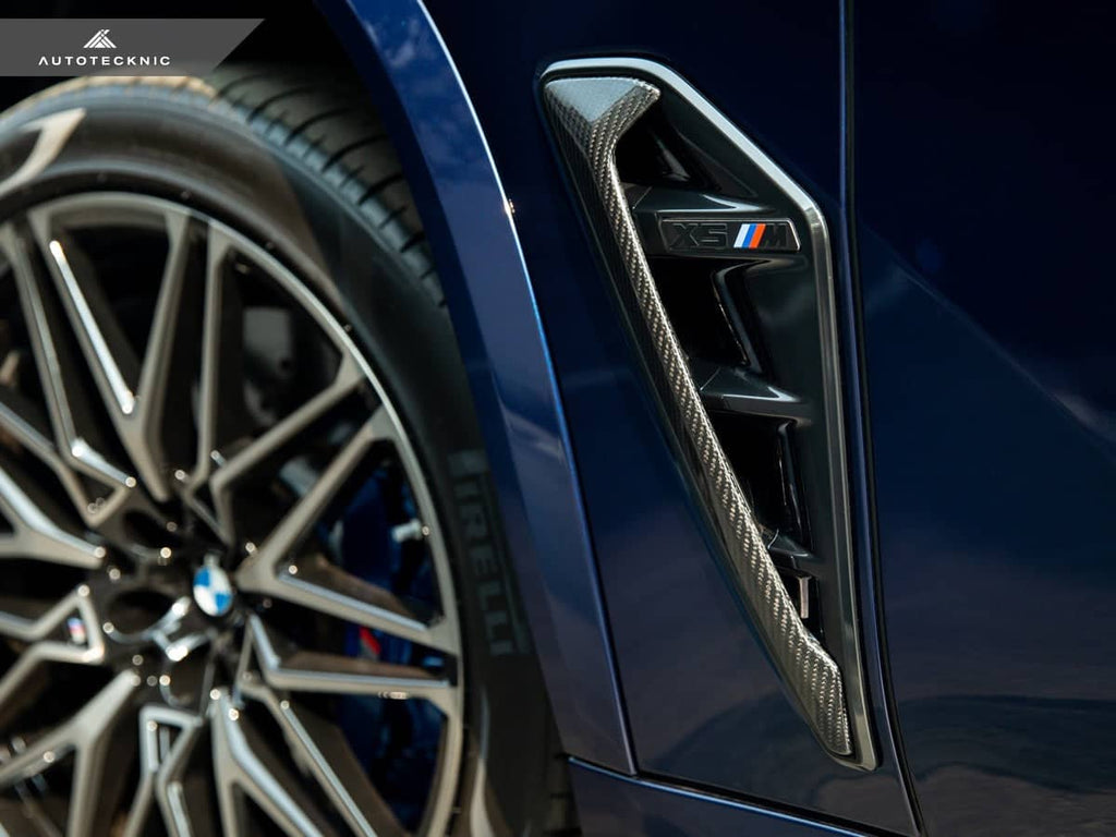 AutoTecknic Dry Carbon Fiber Side Vent Set - BMW F95 X5M Pre-LCI