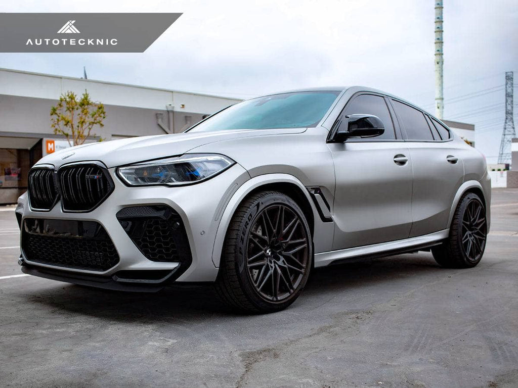 AutoTecknic Dry Carbon Fiber Side Vent Set - BMW F96 X6M