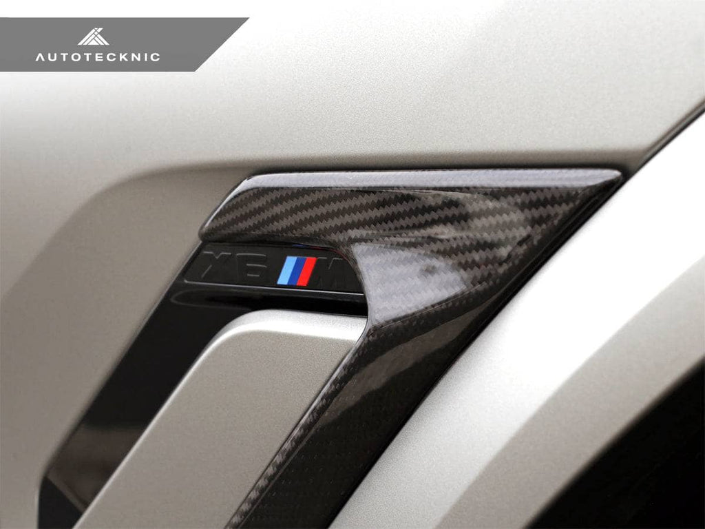 AutoTecknic Dry Carbon Fiber Side Vent Set - BMW F96 X6M