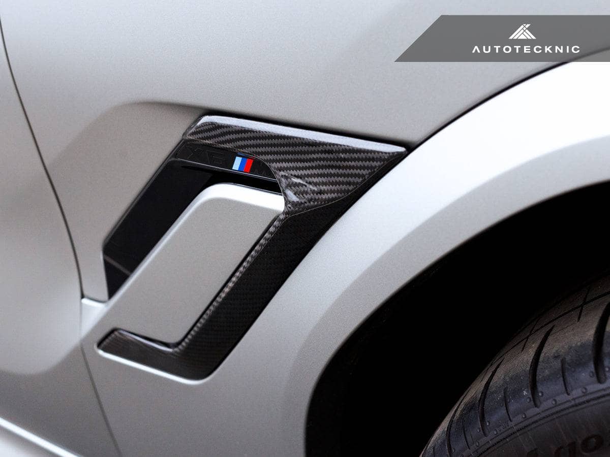 AutoTecknic Dry Carbon Fiber Side Vent Set - BMW F96 X6M