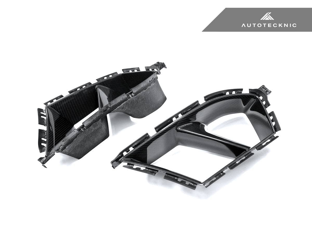 AutoTecknic Dry Carbon Front Bumper Lower Vent Set - BMW G80 M3 | G82/ G83 M4