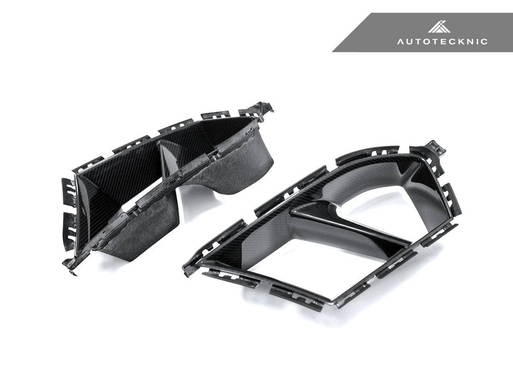 AutoTecknic Dry Carbon Front Bumper Lower Vent Set - BMW G80 M3 | G82/ G83 M4
