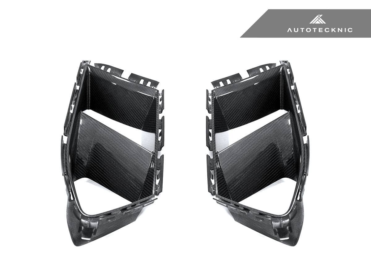 AutoTecknic Dry Carbon Front Bumper Lower Vent Set - BMW G80 M3 | G82/ G83 M4