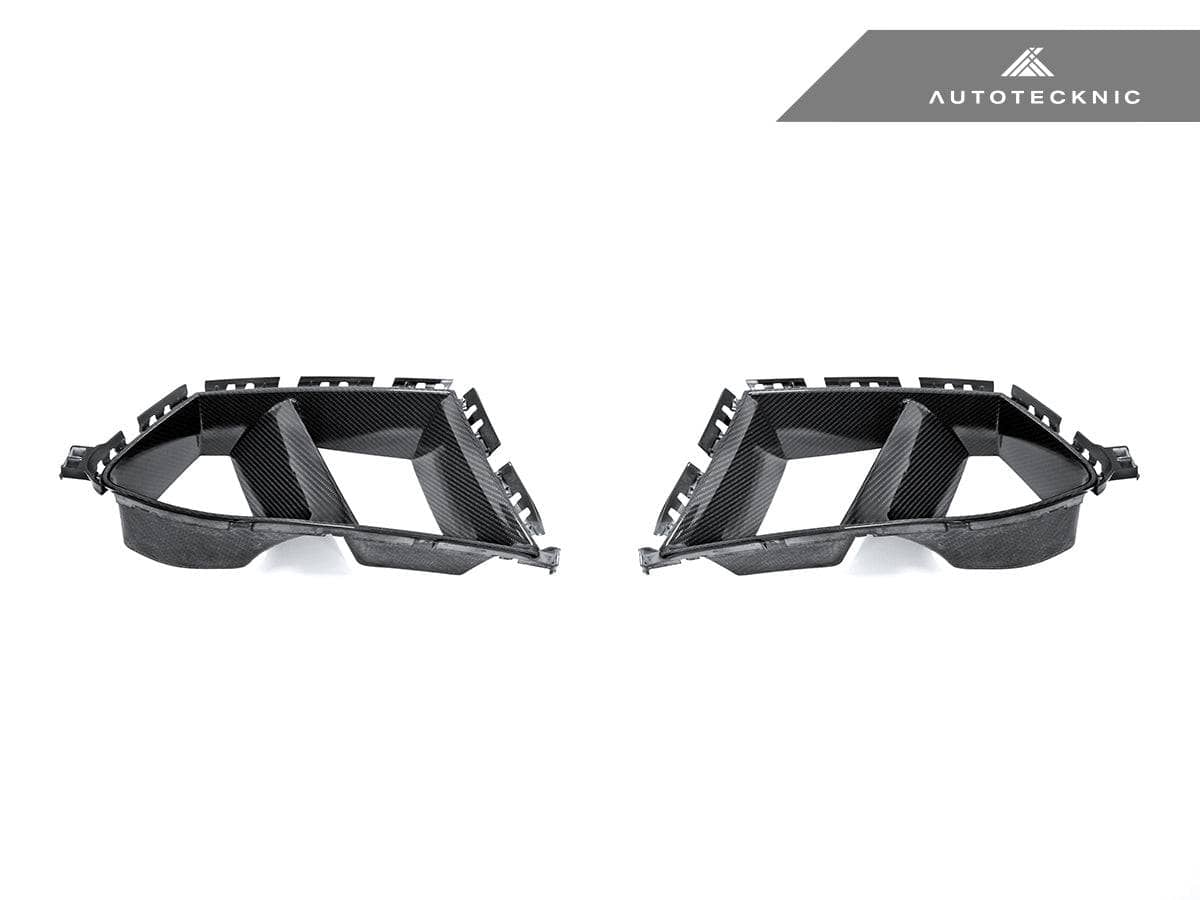 AutoTecknic Dry Carbon Front Bumper Lower Vent Set - BMW G80 M3 | G82/ G83 M4