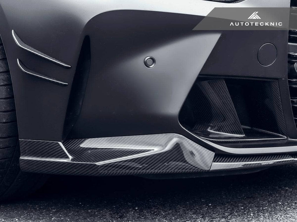 AutoTecknic Dry Carbon Front Bumper Lower Vent Set - BMW G80 M3 | G82/ G83 M4
