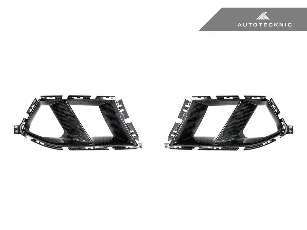 AutoTecknic Dry Carbon Front Bumper Lower Vent Set - BMW G80 M3 | G82/ G83 M4