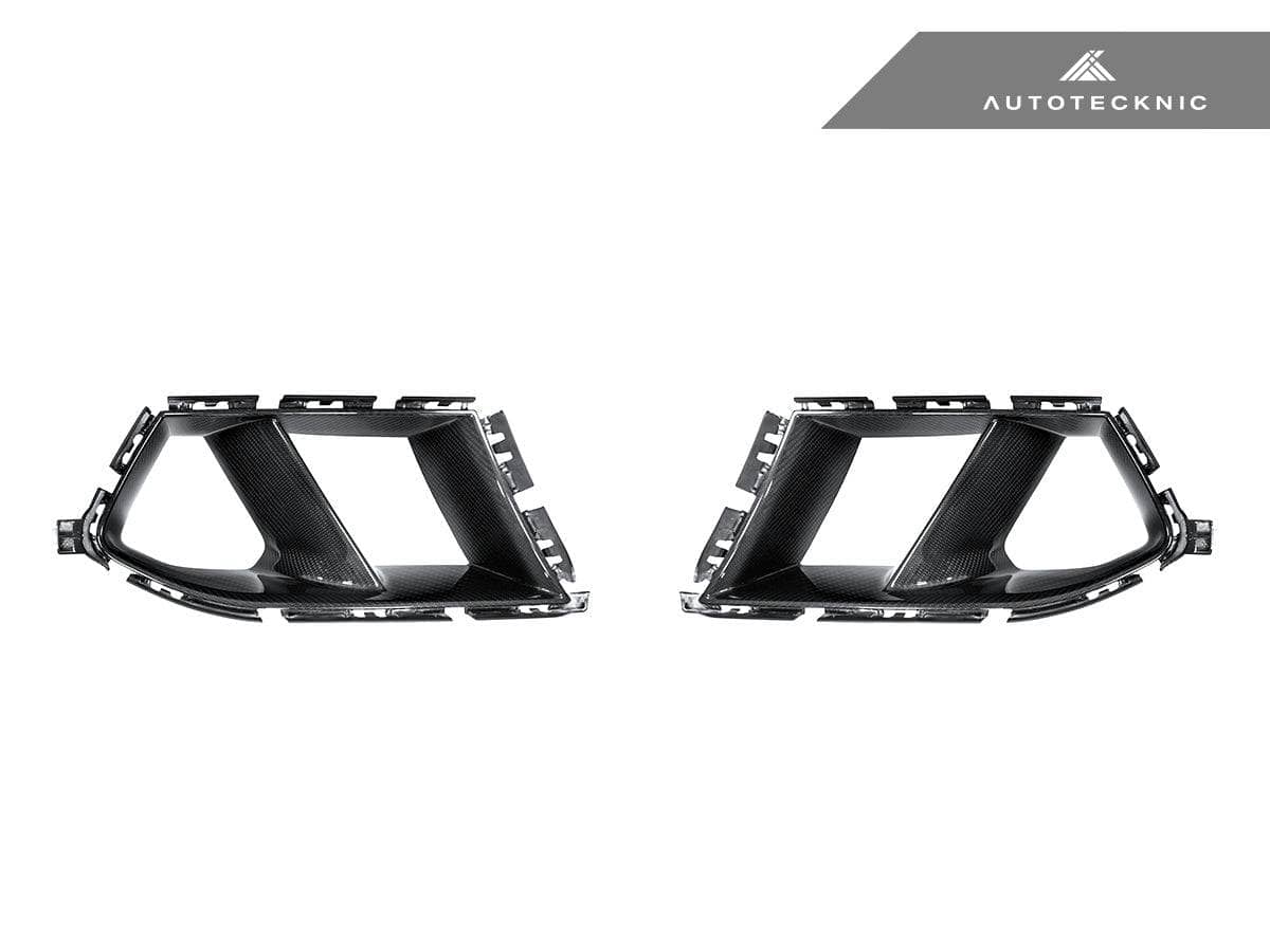 AutoTecknic Dry Carbon Front Bumper Lower Vent Set - BMW G80 M3 | G82/ G83 M4