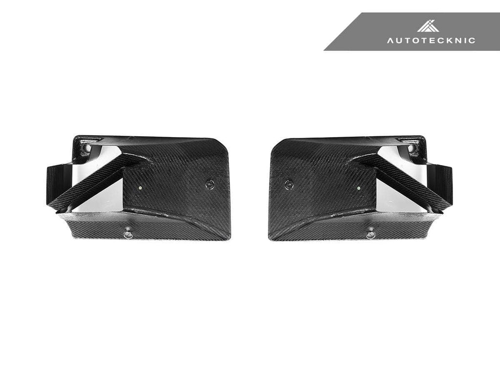 AutoTecknic Dry Carbon Front Bumper Lower Vent Set - BMW G87 M2