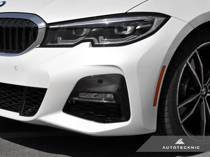 AutoTecknic Dry Carbon Front Bumper Trim - BMW G20 330I M-Sport Pre-LCI