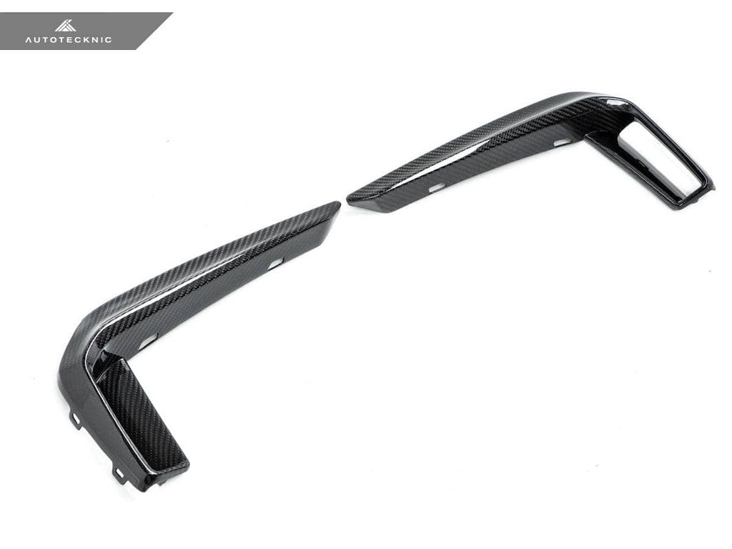 AutoTecknic Dry Carbon Front Bumper Trim - BMW G30 5-Series Pre-LCI M-Sport