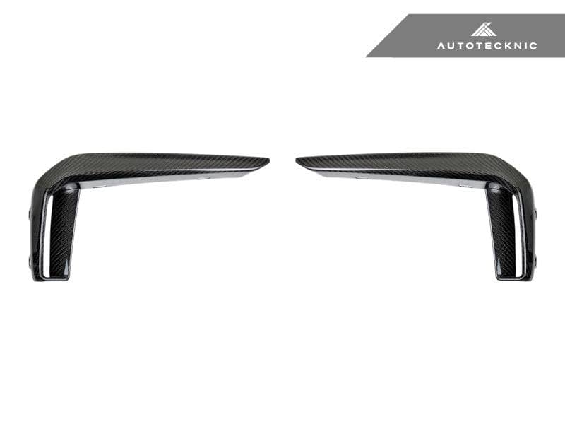 AutoTecknic Dry Carbon Front Bumper Trim - BMW G30 5-Series Pre-LCI M-Sport