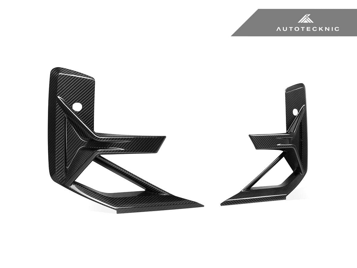 AutoTecknic Dry Carbon Front Bumper Trim Set - BMW F97 X3M LCI | F98 X4M LCI