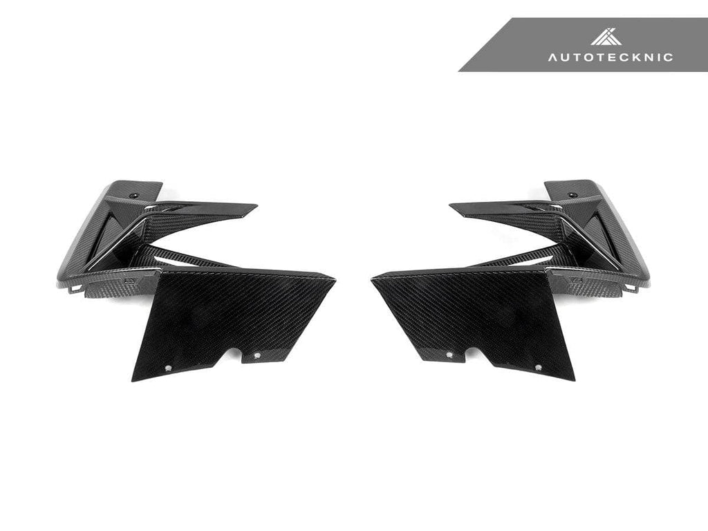 AutoTecknic Dry Carbon Front Bumper Trim Set - BMW F97 X3M LCI | F98 X4M LCI