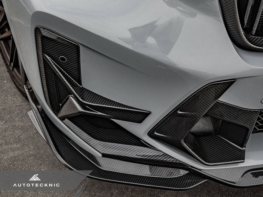 AutoTecknic Dry Carbon Front Bumper Trim Set - BMW F97 X3M LCI | F98 X4M LCI