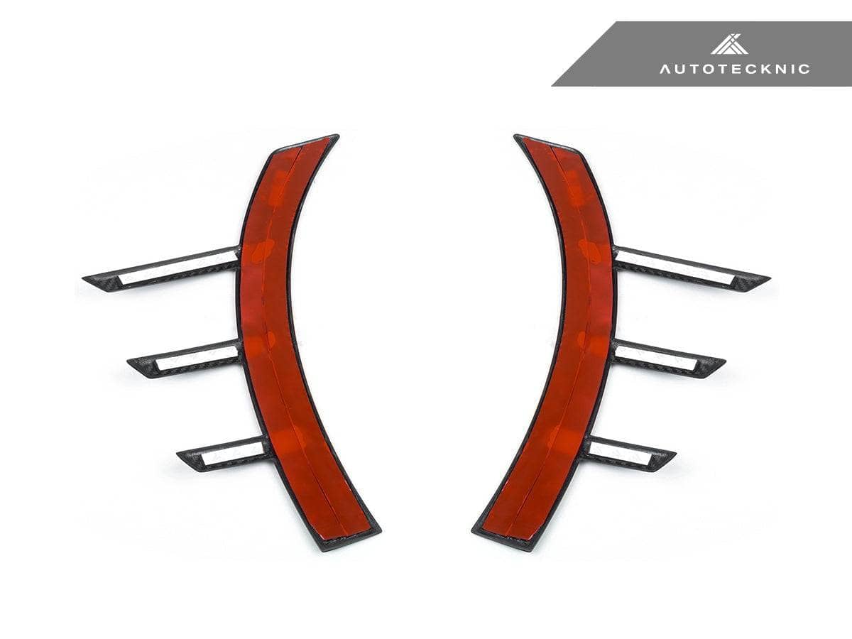 AutoTecknic Dry Carbon Front Fender Arch Trim Set - BMW G87 M2