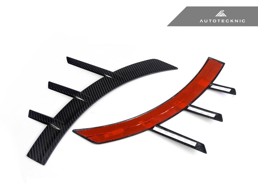AutoTecknic Dry Carbon Front Fender Arch Trim Set - BMW G87 M2