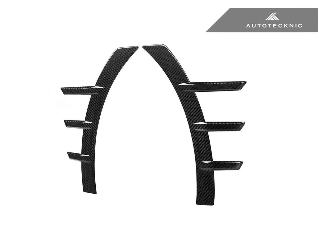 AutoTecknic Dry Carbon Front Fender Arch Trim Set - BMW G87 M2