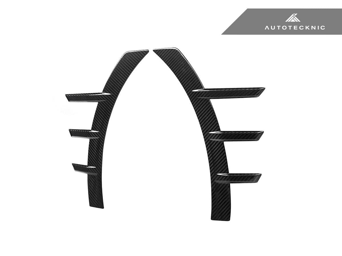 AutoTecknic Dry Carbon Front Fender Arch Trim Set - BMW G87 M2